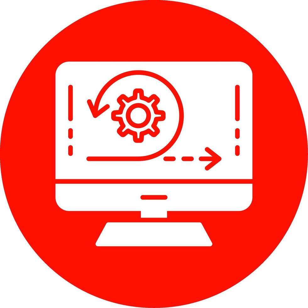 Agile Multi Color Circle Icon vector