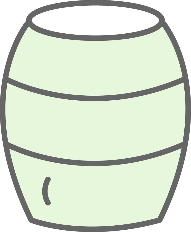 Barrel Fillay Icon Design vector