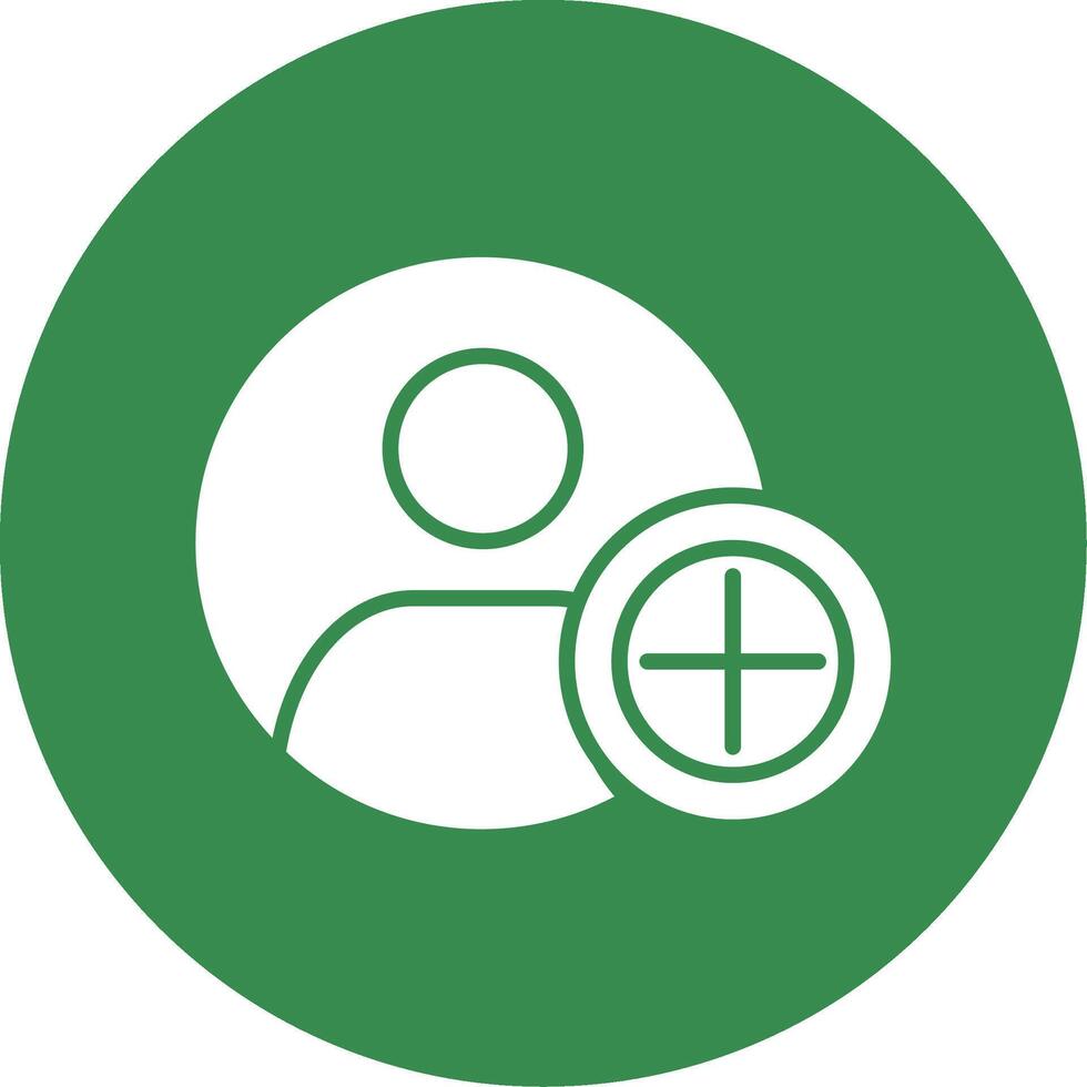 Add Multi Color Circle Icon vector