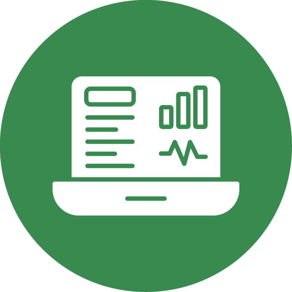Dashboard Multi Color Circle Icon vector