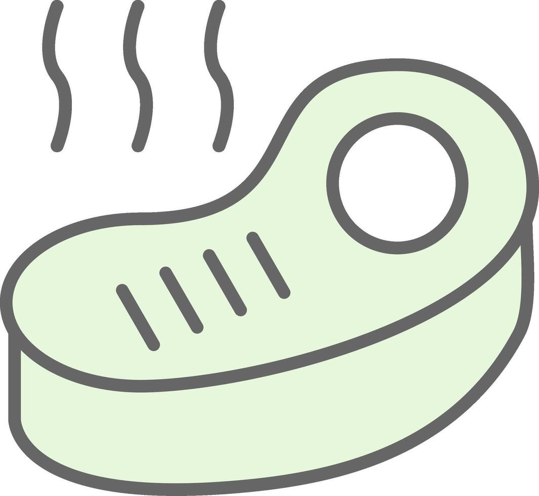 Steak Fillay Icon Design vector