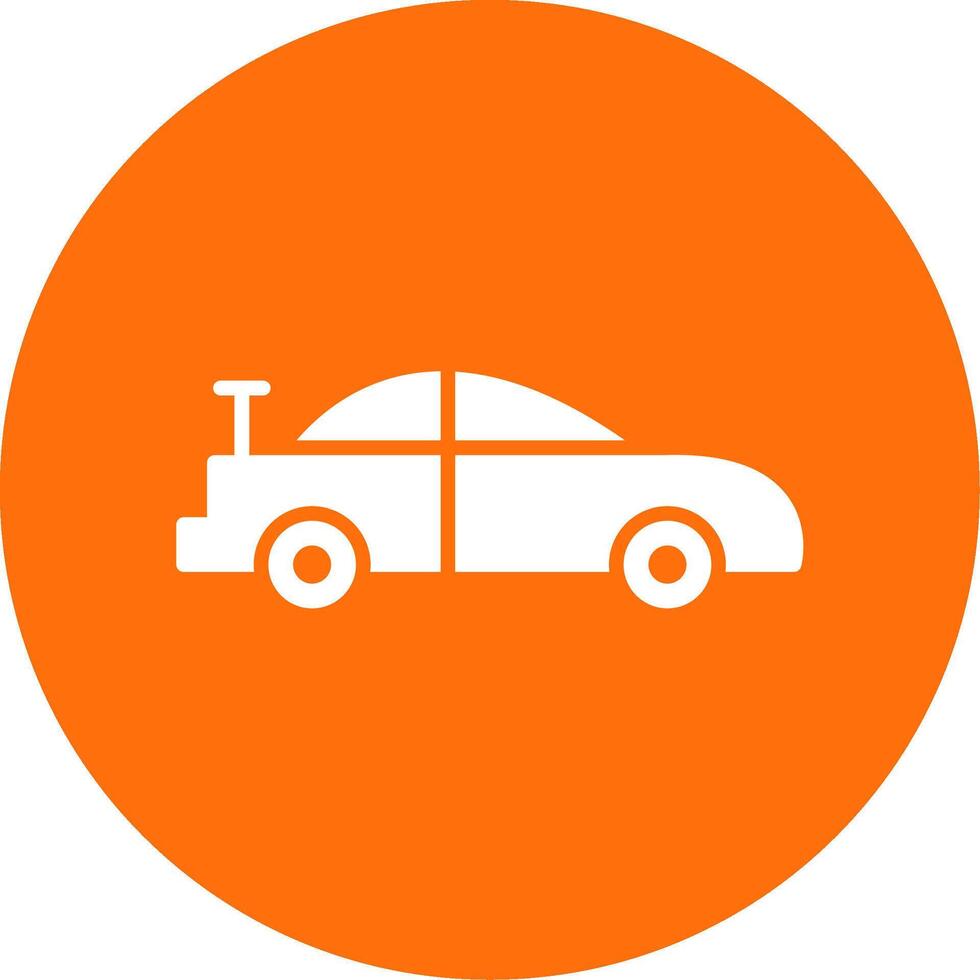 Car Multi Color Circle Icon vector