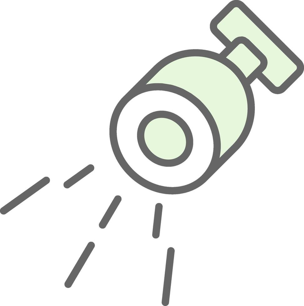 Lamp Fillay Icon Design vector
