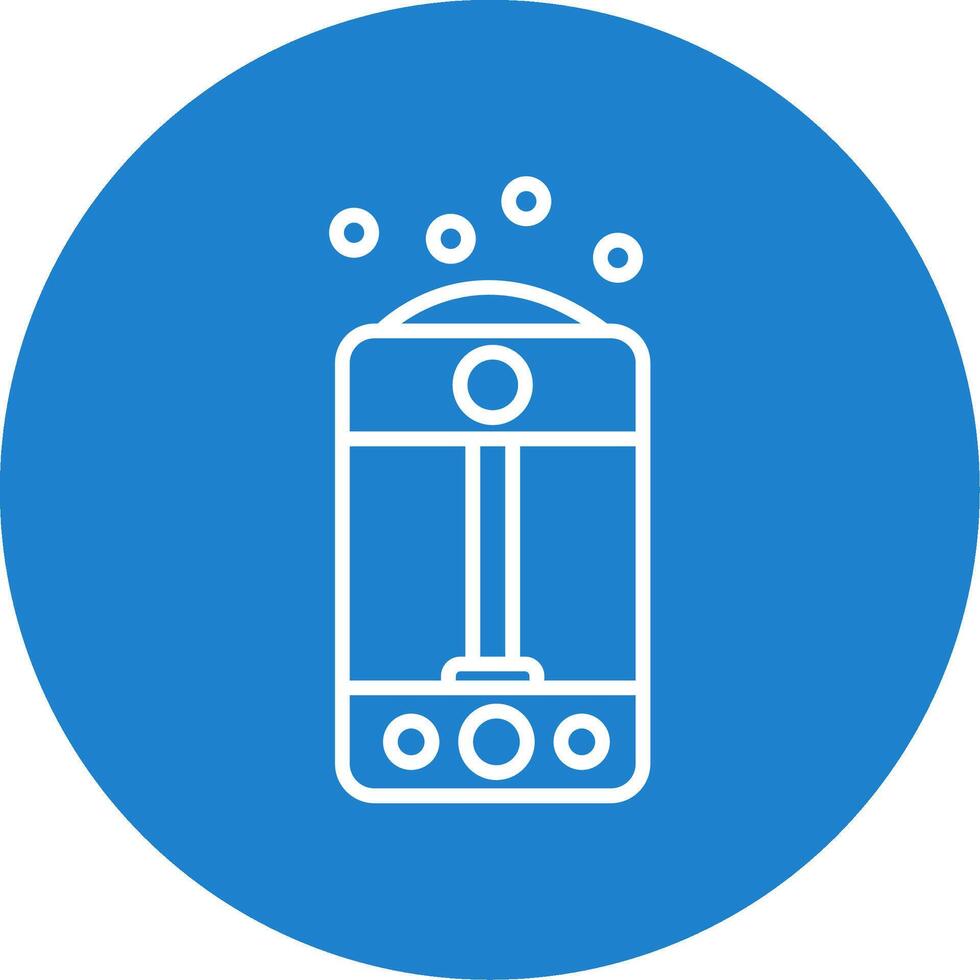 Humidifier Multi Color Circle Icon vector