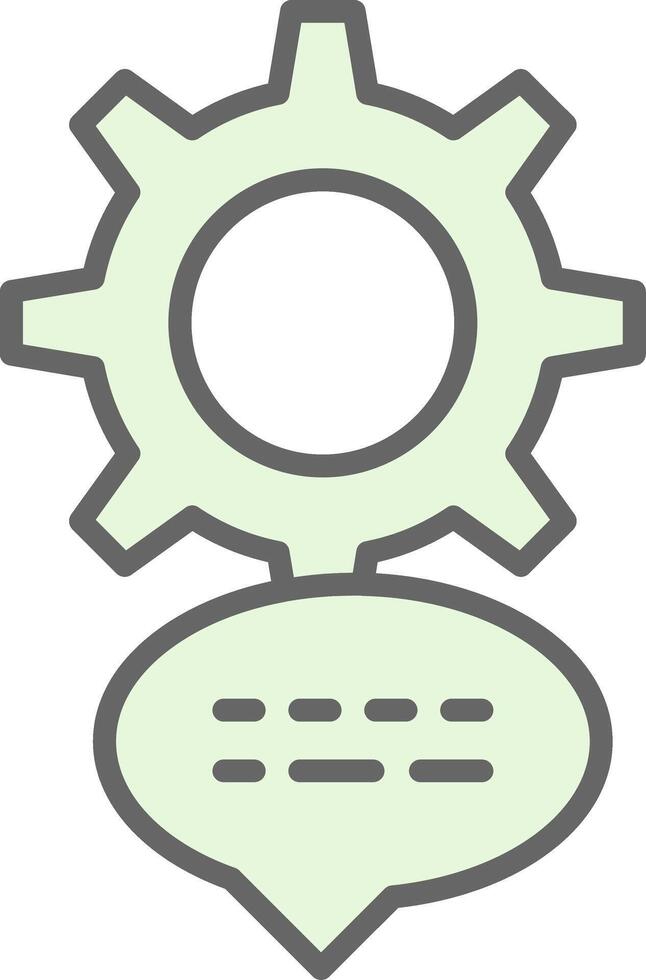 Speech Bubble Fillay Icon Design vector
