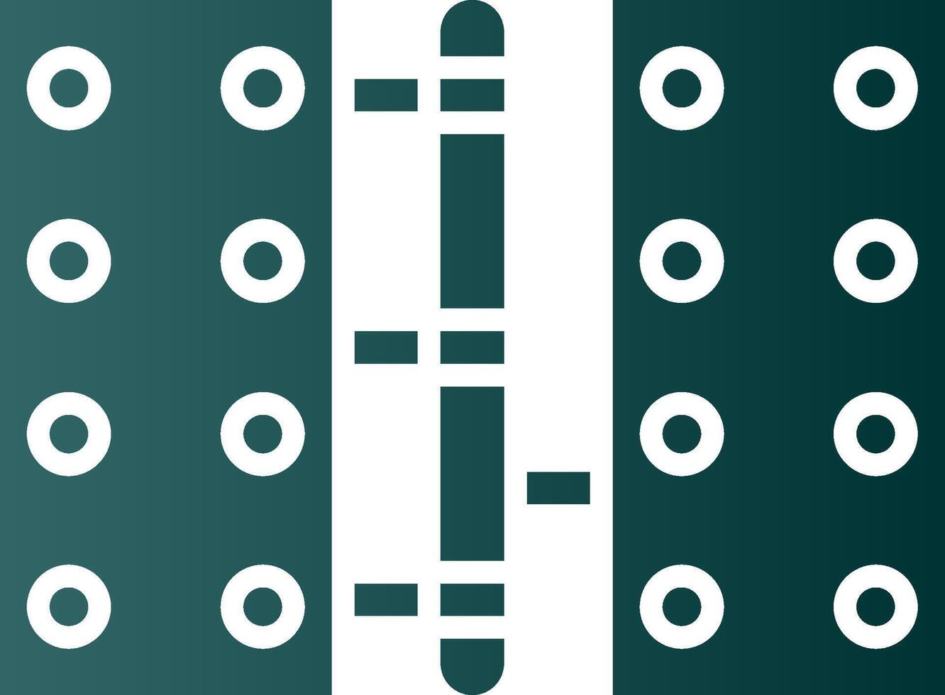 Hinge Glyph Gradient Icon vector