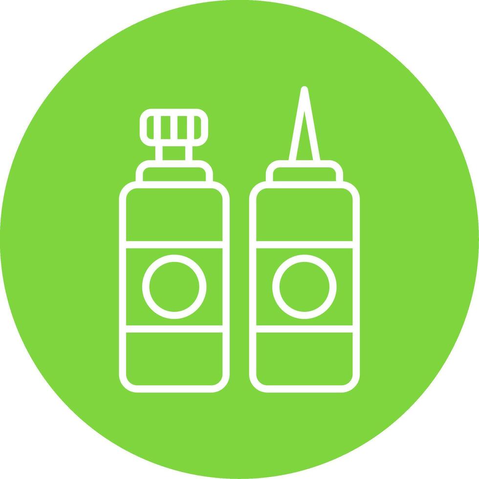 Sauces Multi Color Circle Icon vector