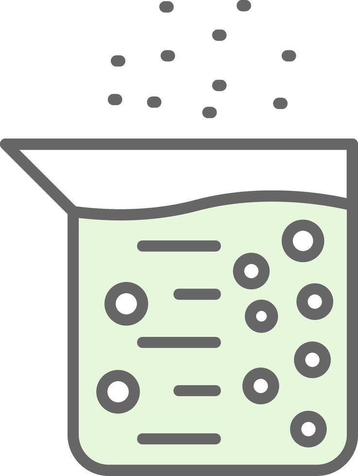 Flask Fillay Icon Design vector