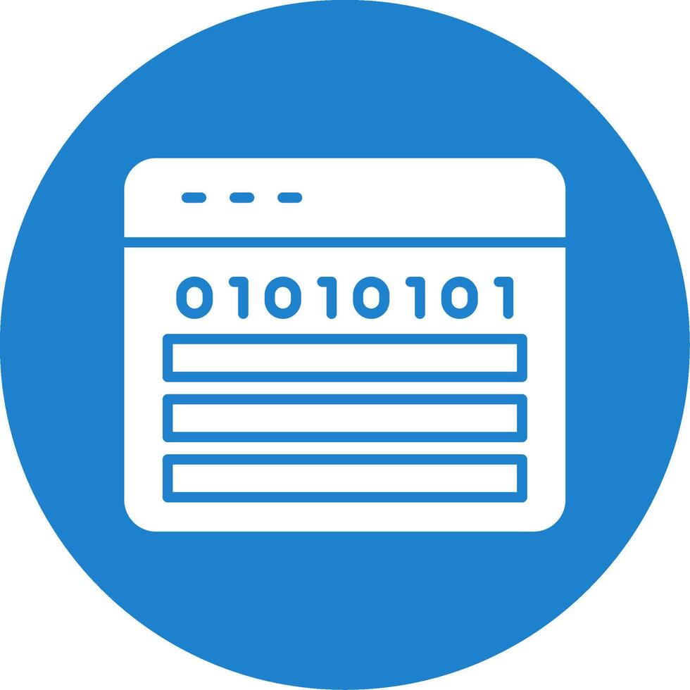Web Programming Multi Color Circle Icon vector