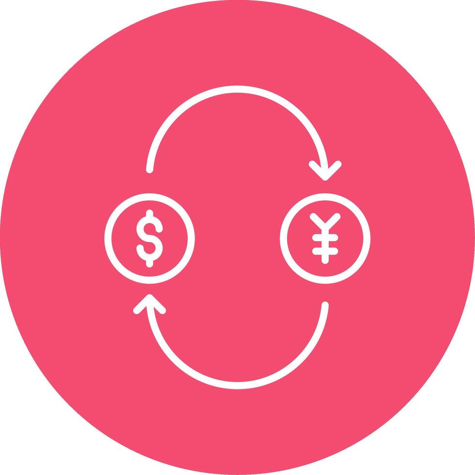 Forex Multi Color Circle Icon vector