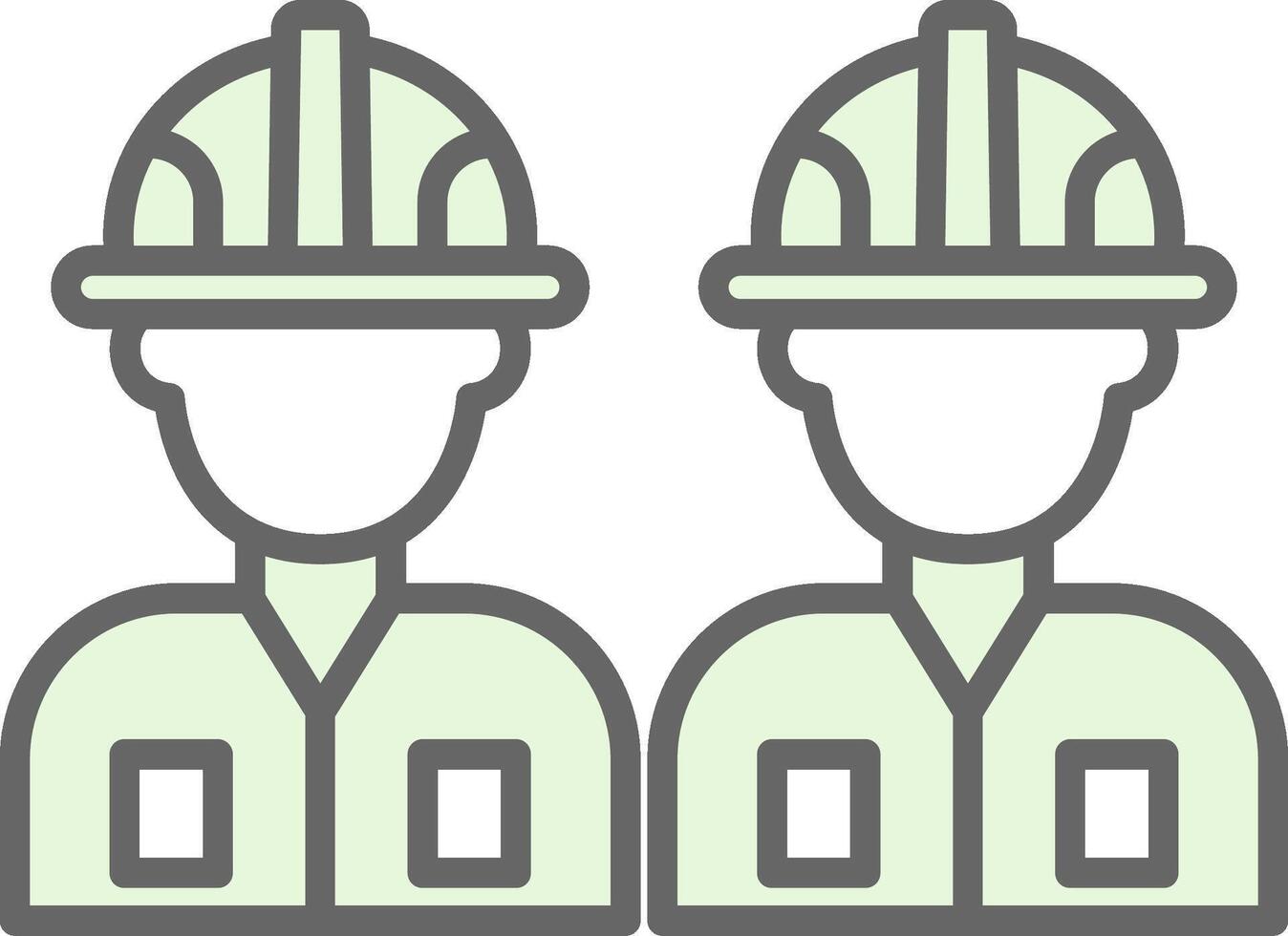 Worker Fillay Icon Design vector