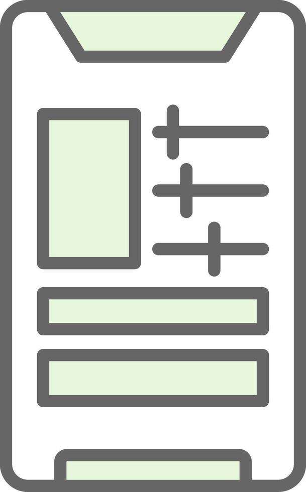 Smartphone Fillay Icon Design vector