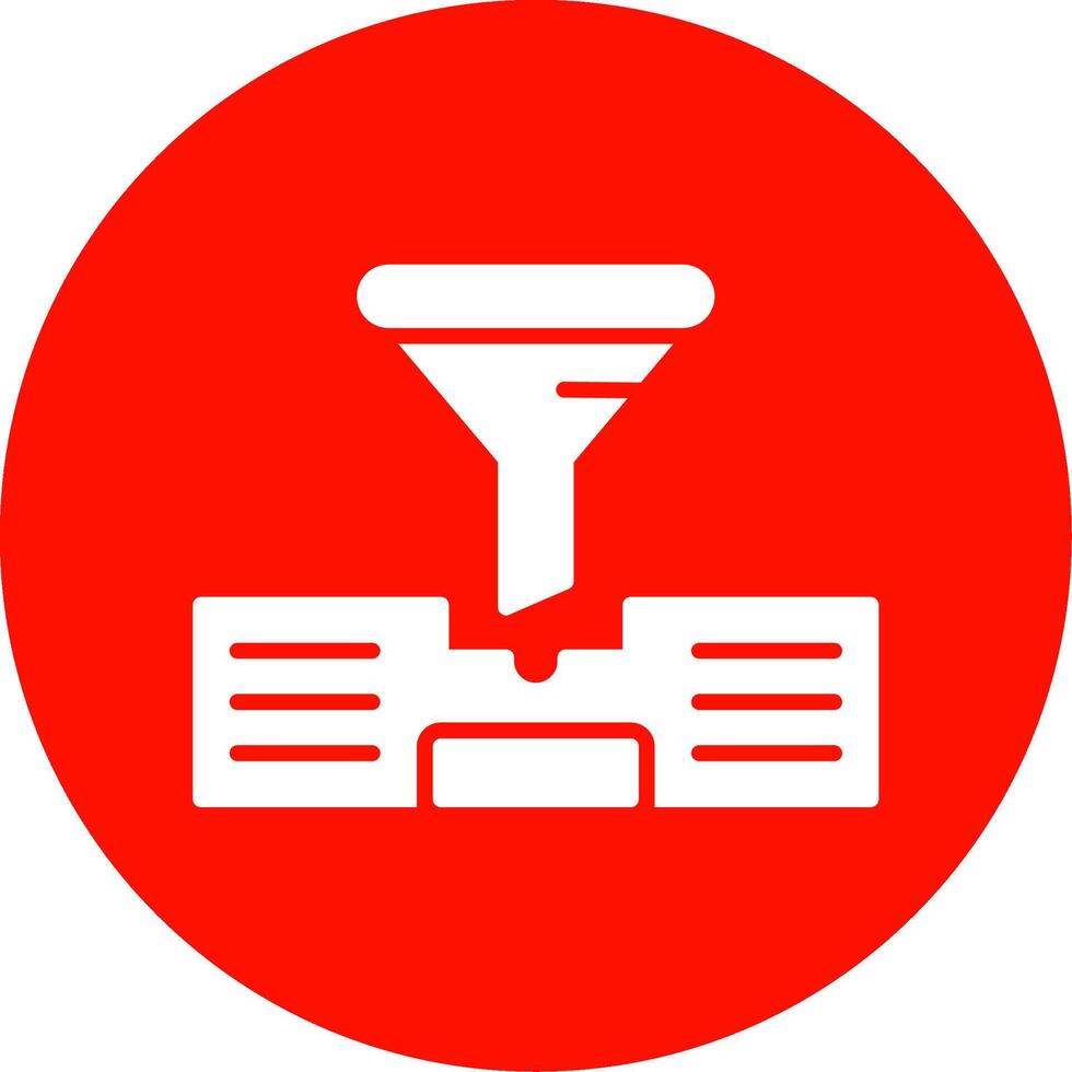 Mail Multi Color Circle Icon vector