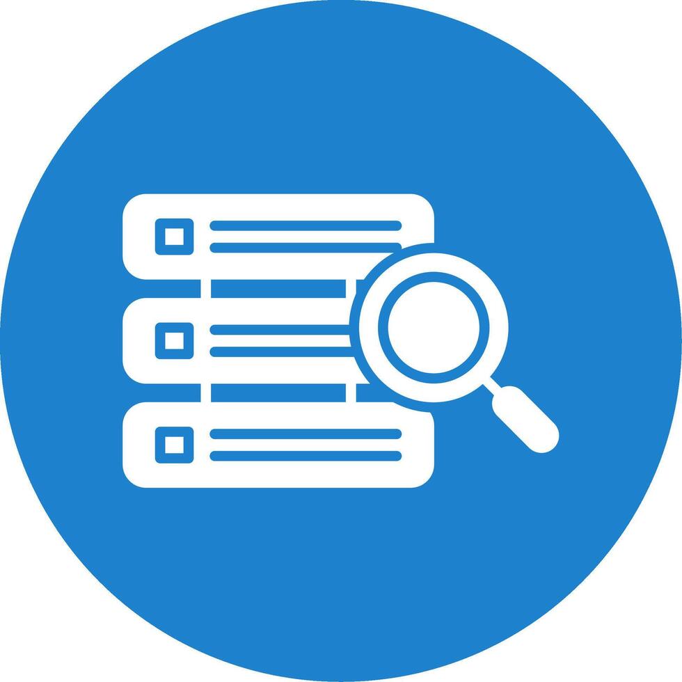 Database Multi Color Circle Icon vector
