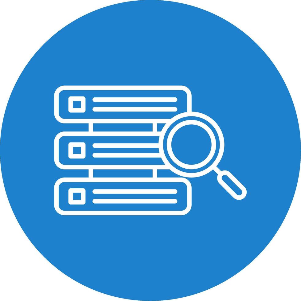 Database Multi Color Circle Icon vector