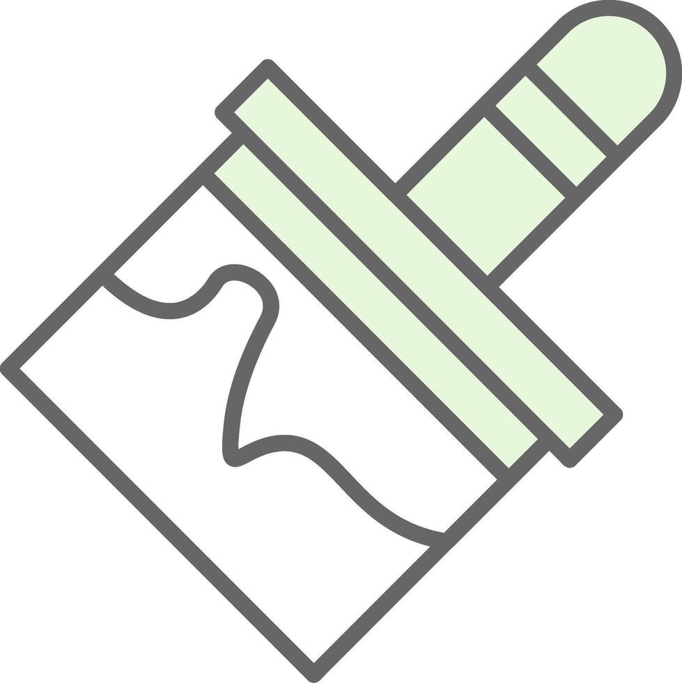 Paint Brush Fillay Icon Design vector