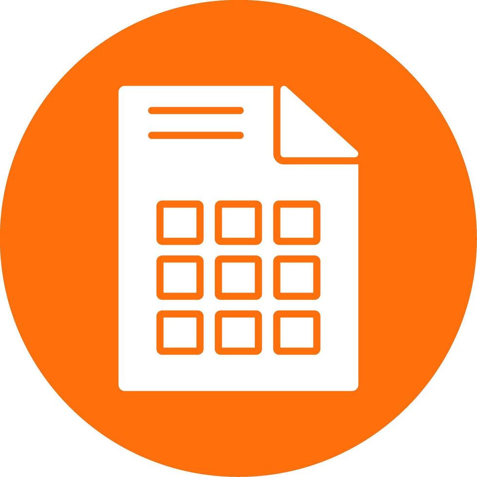 Grid Multi Color Circle Icon vector