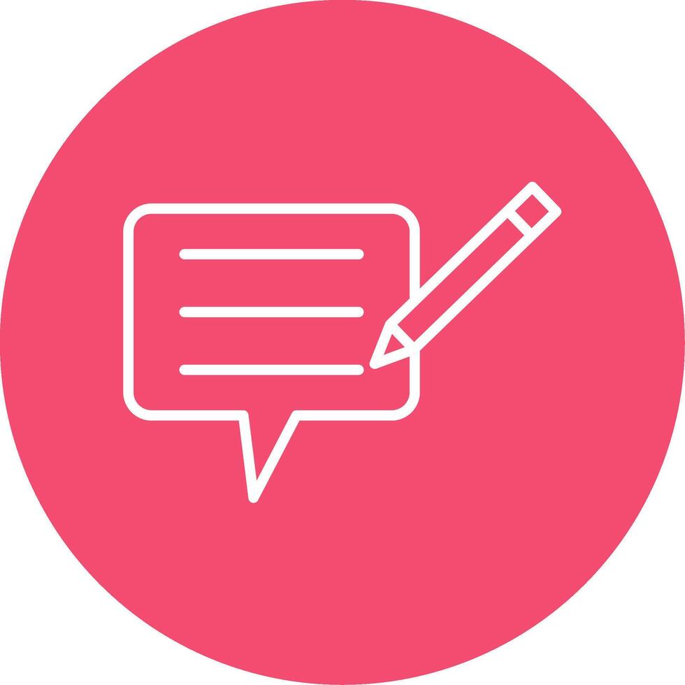 Blog Multi Color Circle Icon vector
