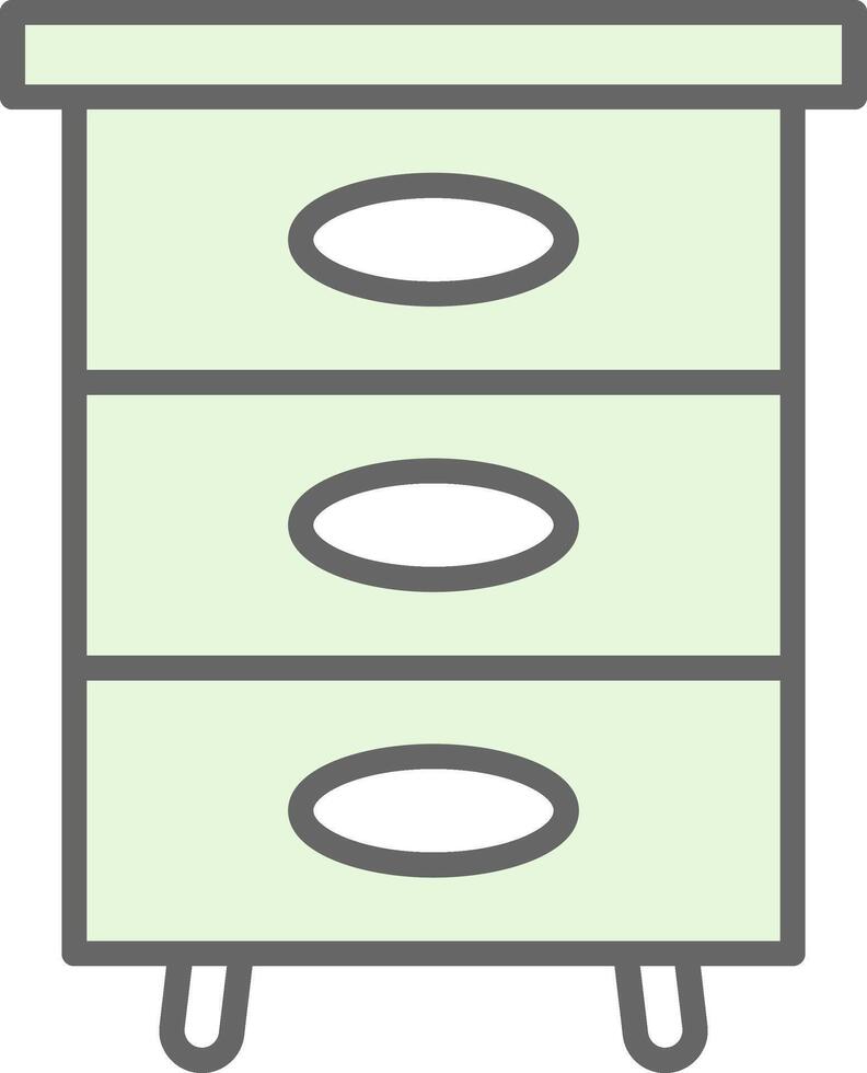 Filling Cabinet Fillay Icon Design vector