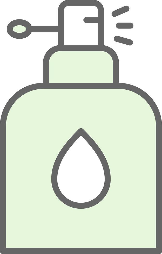 perfume relleno icono diseño vector