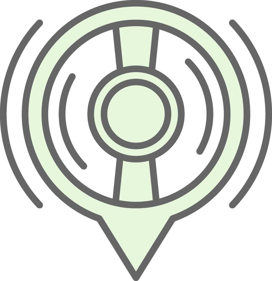 Music Fillay Icon Design vector