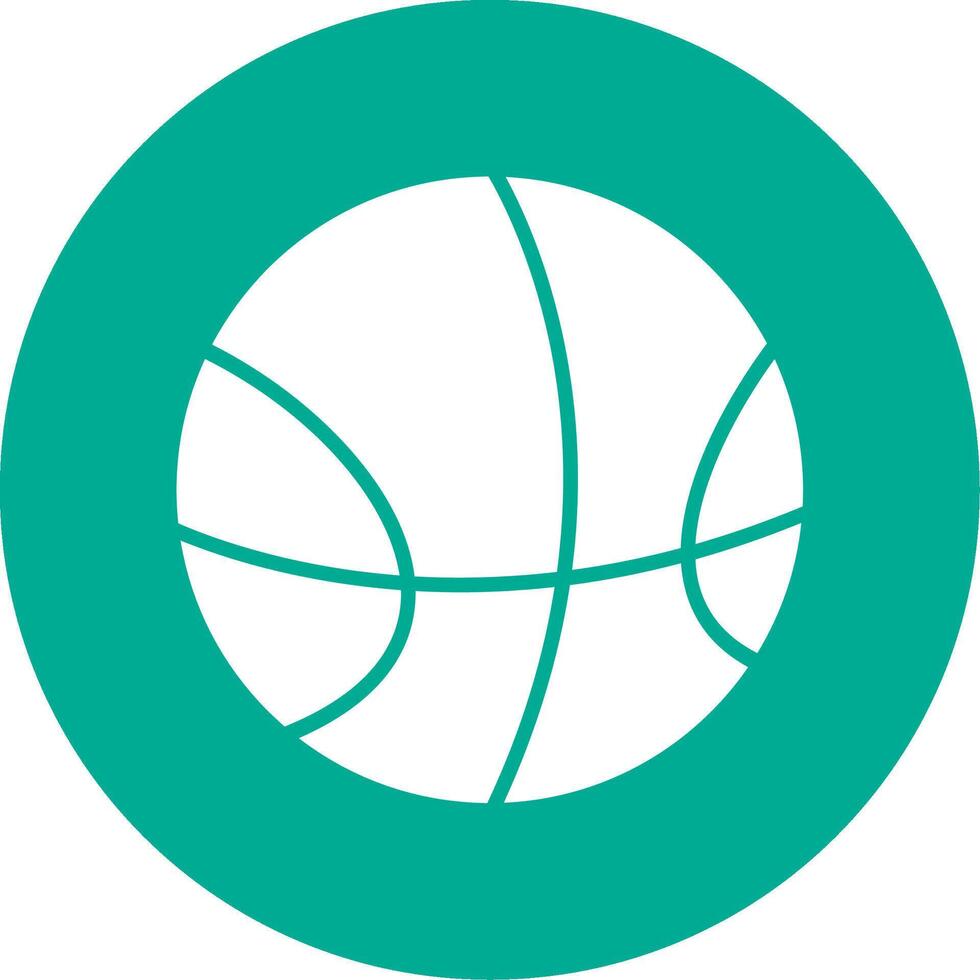 Basketball Multi Color Circle Icon vector