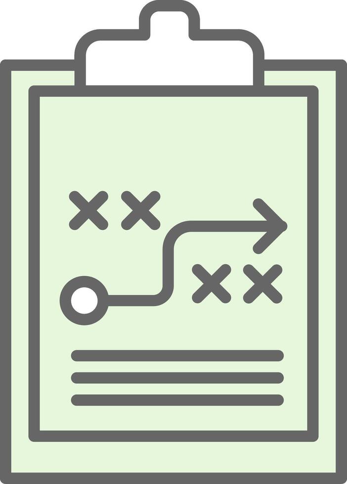 Tactics Fillay Icon Design vector