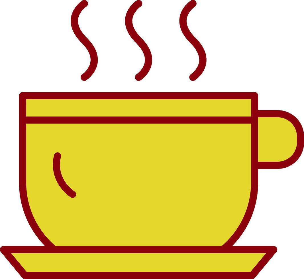 Teacup Vintage Icon Design vector