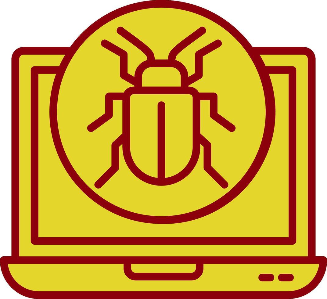 Bug Vintage Icon Design vector