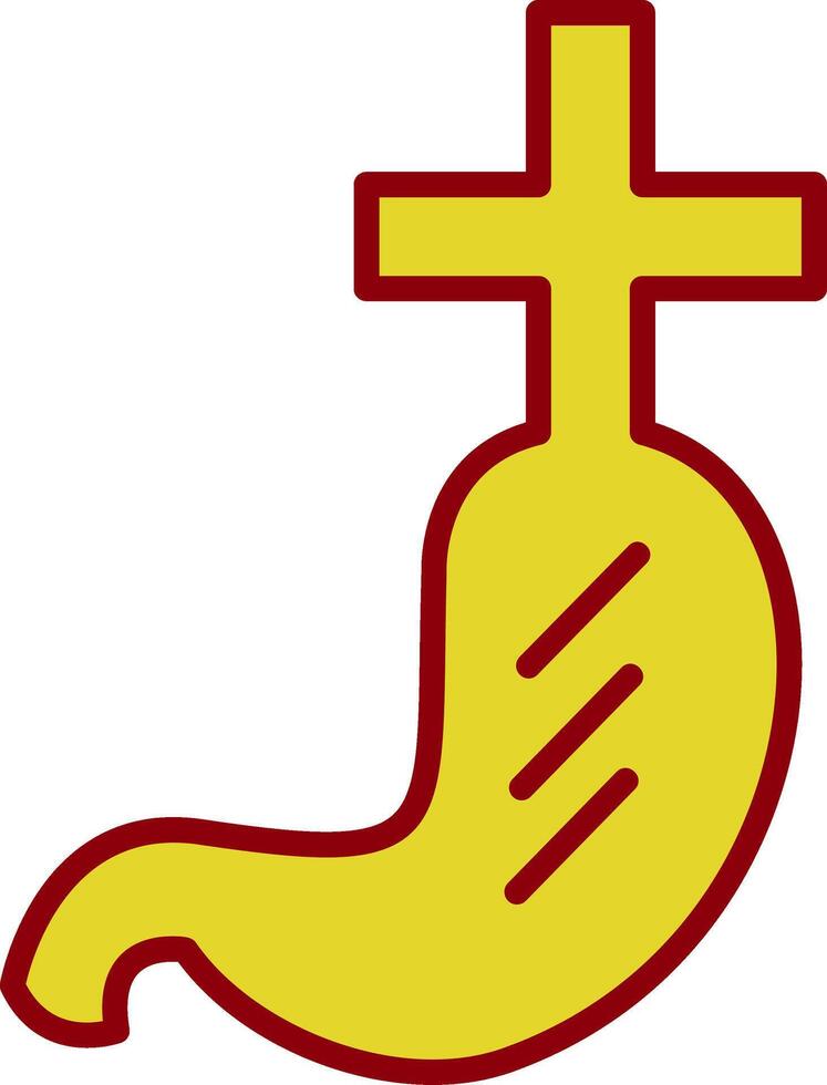 Gastroenterlogy Vintage Icon Design vector