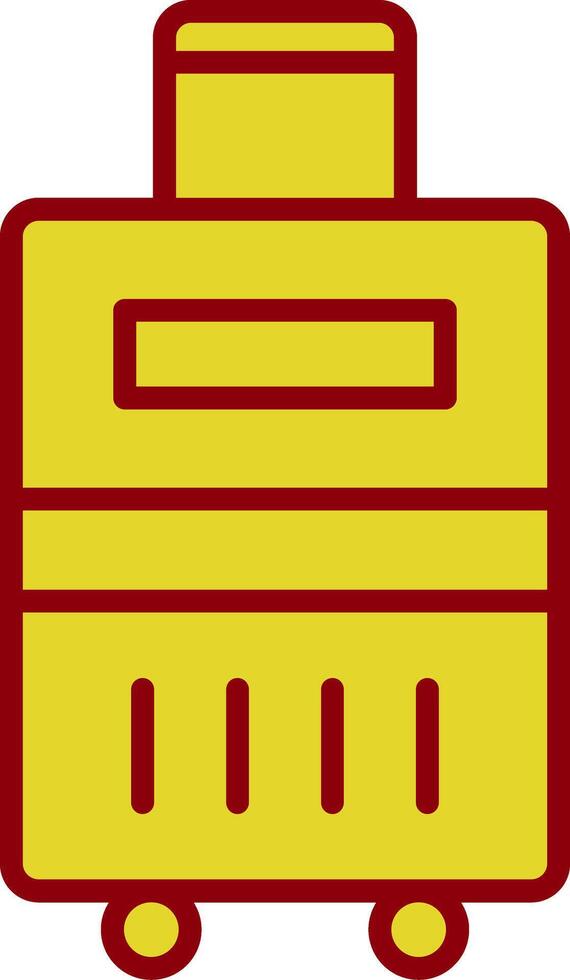 Luggage Vintage Icon Design vector