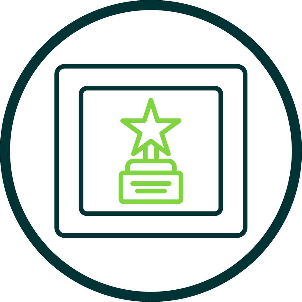 Frame Line Circle Icon Design vector