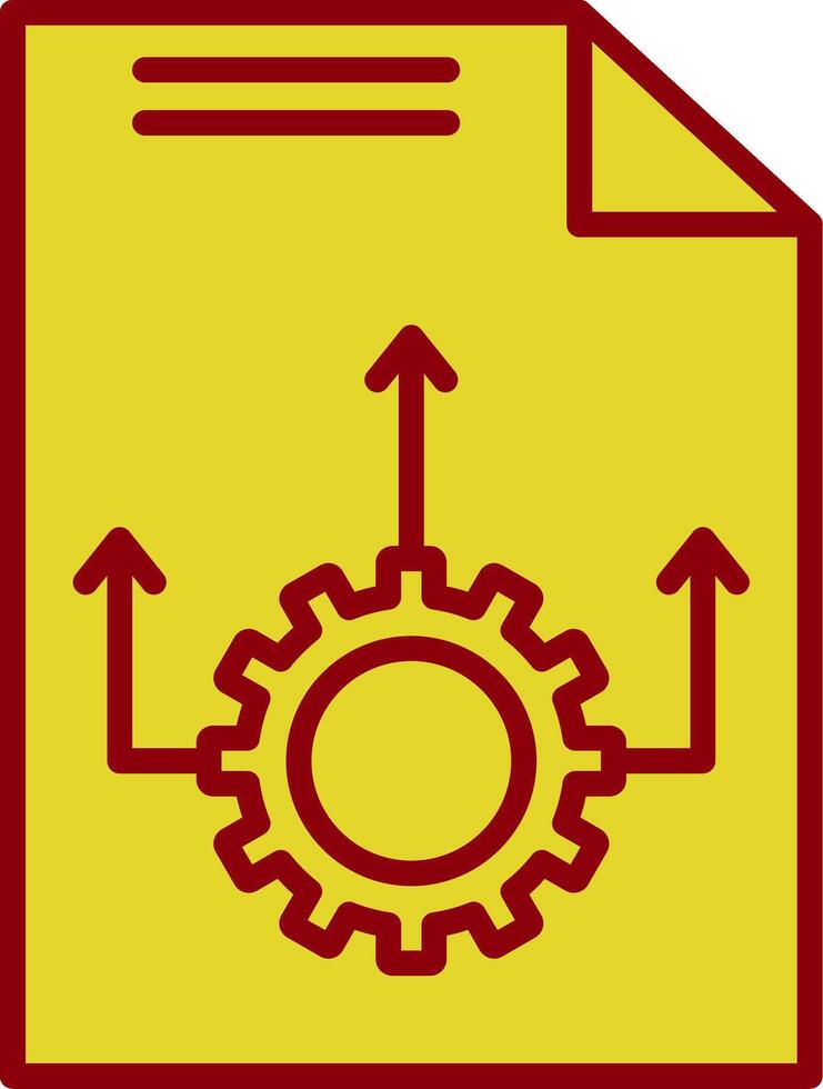 Workflow Vintage Icon Design vector