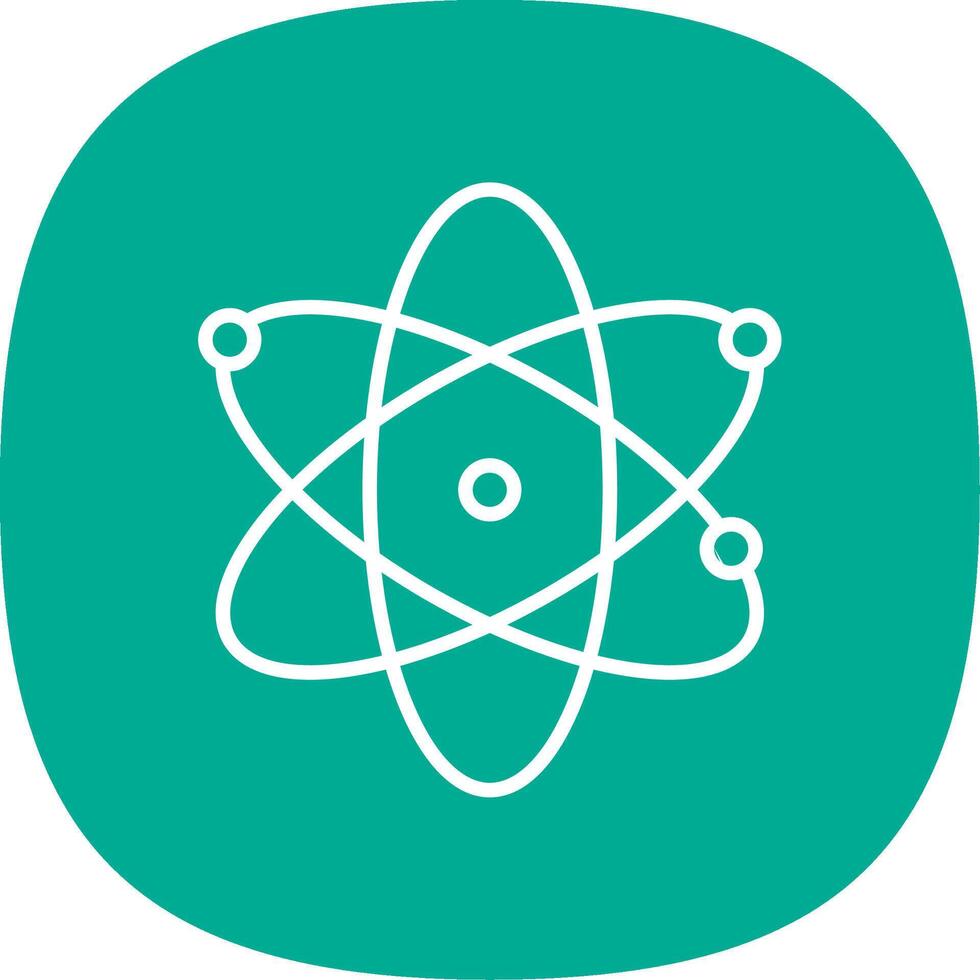 Science Line Curve Icon Design vector