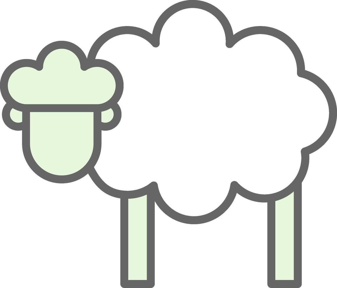 Sheep Fillay Icon Design vector