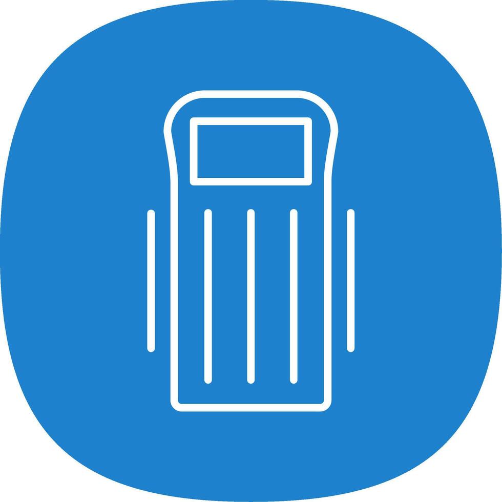 Float Line Curve Icon Design vector