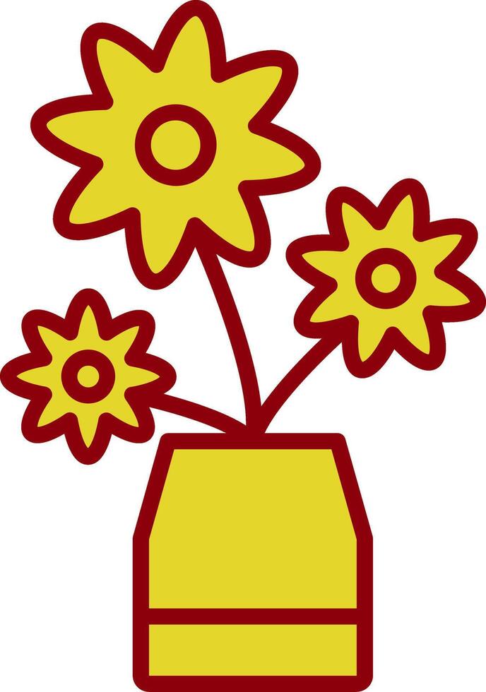 Flower Vintage Icon Design vector