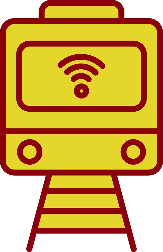 Train Vintage Icon Design vector