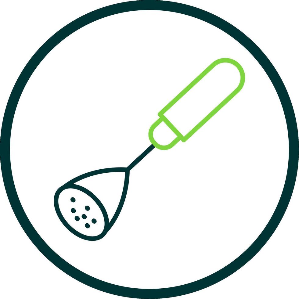 Masher Line Circle Icon Design vector