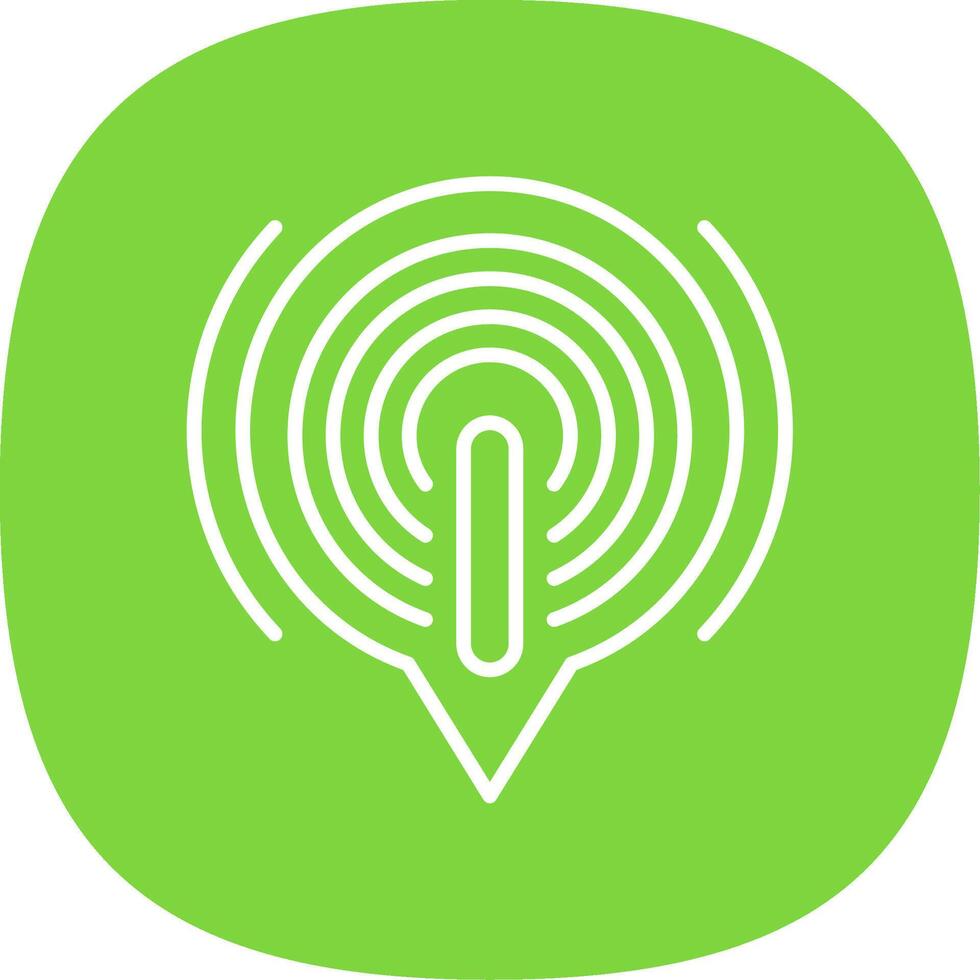 Application Line Curve Icon Design vector