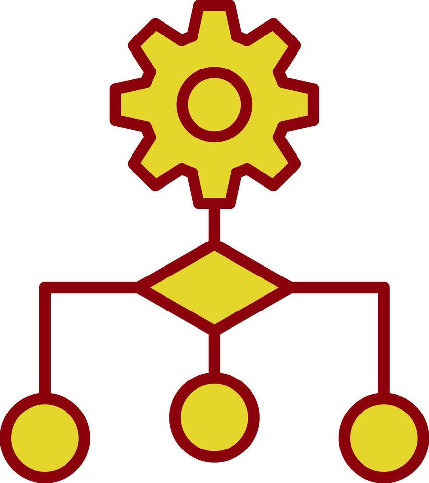 Algorithm Vintage Icon Design vector