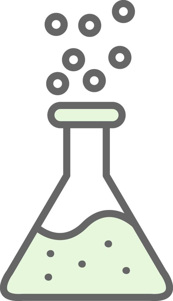 Chemicals Fillay Icon Design vector