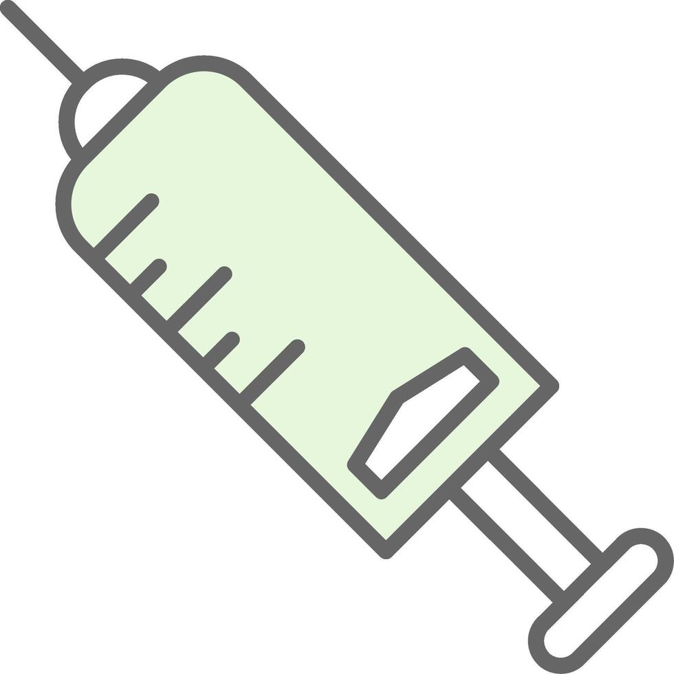 Injection Fillay Icon Design vector