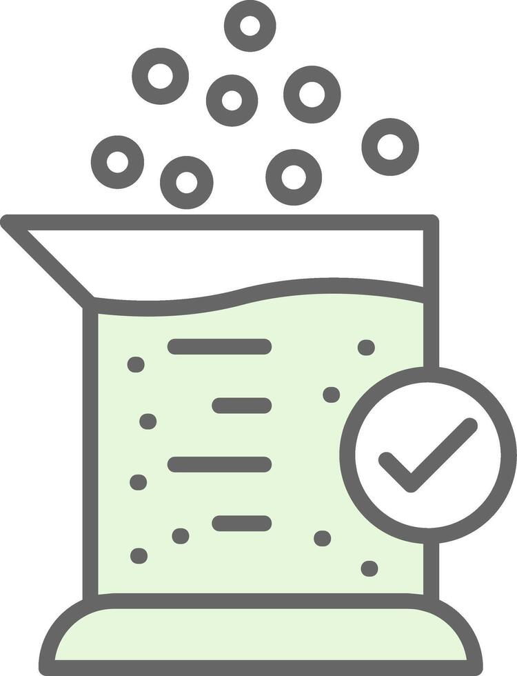 Chemicals Fillay Icon Design vector