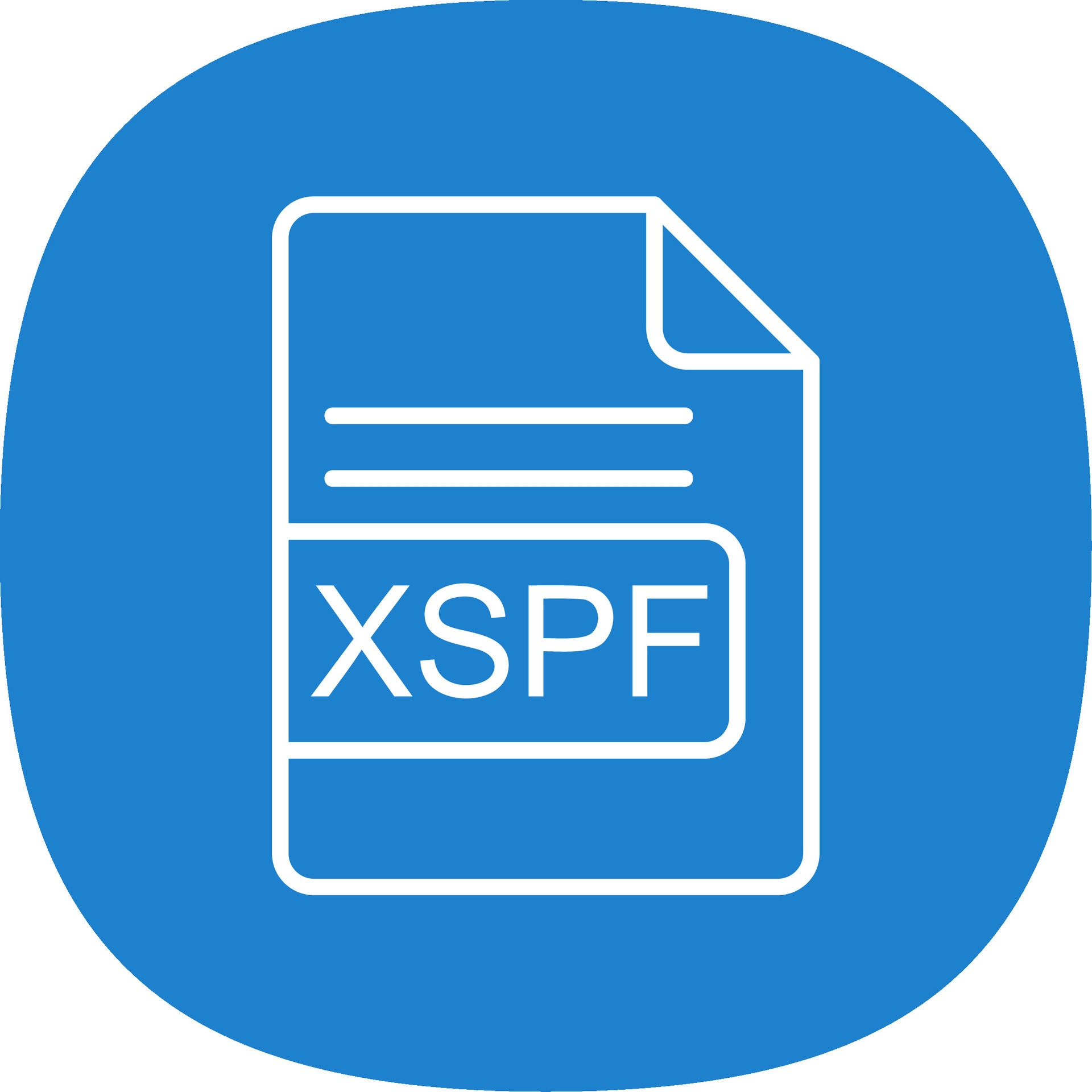 XSPF File Format Line Curve Icon Design 43753245 Vector Art at Vecteezy