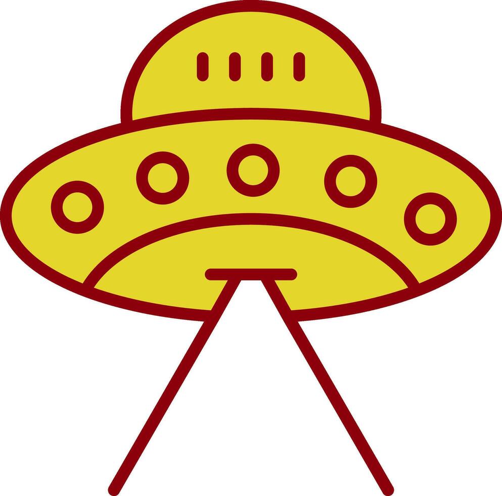 Ufo Vintage Icon Design vector