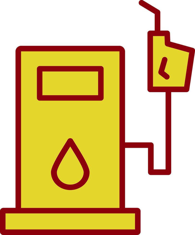 gasolina estación Clásico icono diseño vector