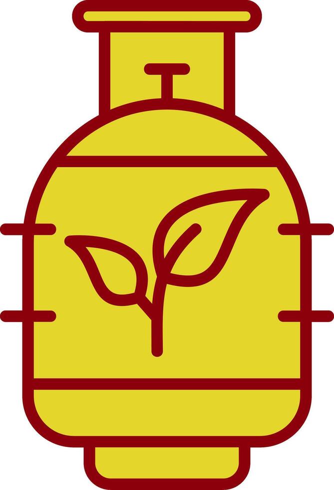 Bio Gas Vintage Icon Design vector