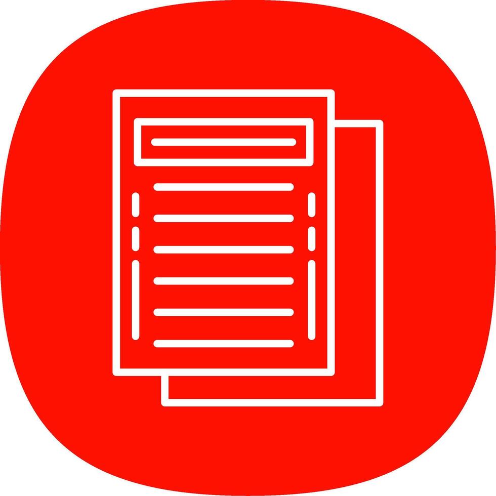 Task Line Curve Icon Design vector