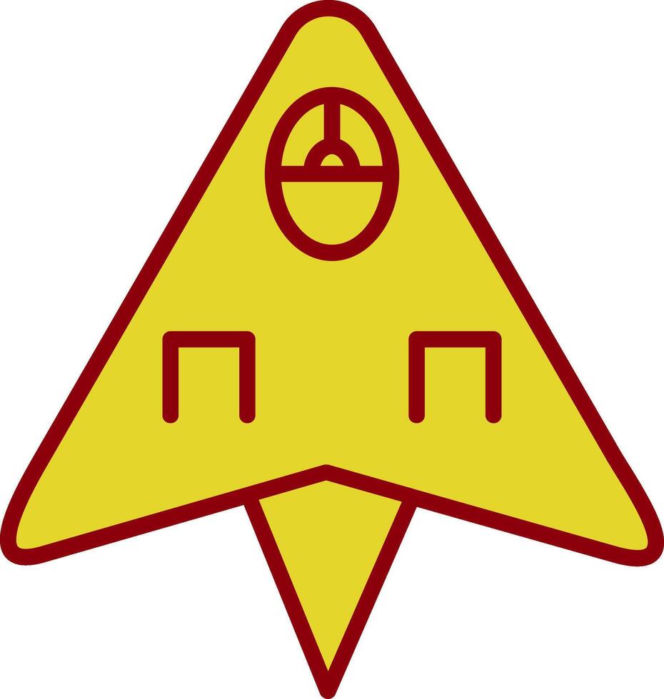 Plane Vintage Icon Design vector